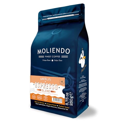 Moliendo Finest Coffee Amalfi Espresso Blend Kahve (Çekirdek) 250 g