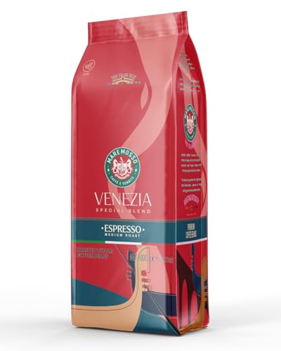 Mare Mosso Espresso Venezia Blend (ÇEKİRDEK VEYA ÖĞÜTÜLMÜŞ) Kahve 1 Kg. (Öğütülmemiş Çekirdek)