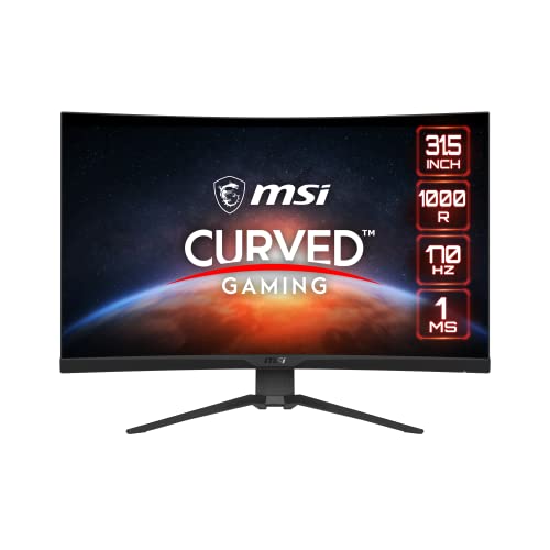 MSI G322CQP 31.5 1000R VA 2560X1440 (WQHD) 16:9 170Hz 1ms Curved Freesync Premium Gaming Monitör