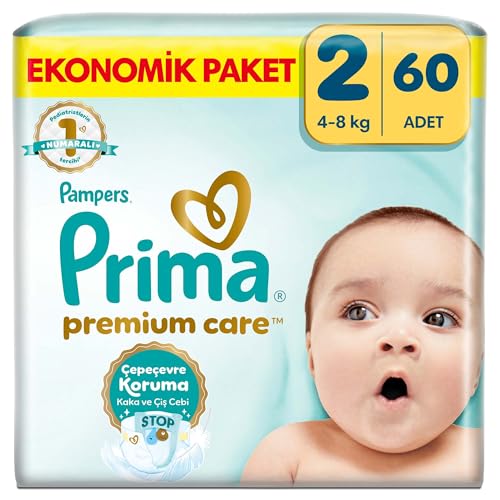 Prima Bebek Bezi Premium Care 2 Numara 60 Adet Ekonomik Paket