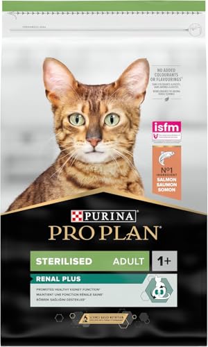 Pro Plan Sterilised Kısırlaştırılmış Kediler için Somonlu Kedi Maması, 10 Kg
