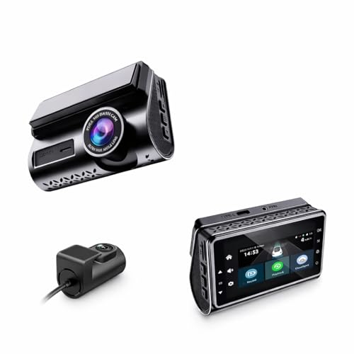 Bubitechh 2K Araç Kamerası 4G WiFi GPS 24 Saat Park Modu Hardwire Destekli Araç İçi Kamera