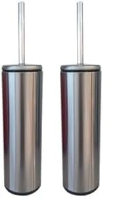 Primanova M-E42-30-06 Cigo Wc Tuvalet Fırçası Paslanmaz Mat İç Kısım Siyah 2li paket