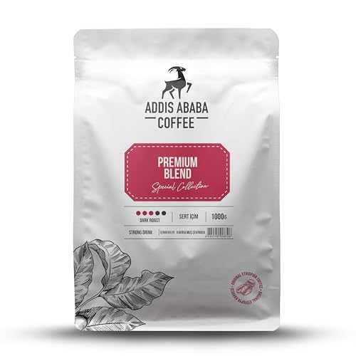 Addis Ababa Coffee - Premium Blend Espresso Çekirdek Kahve 1000 Gr.