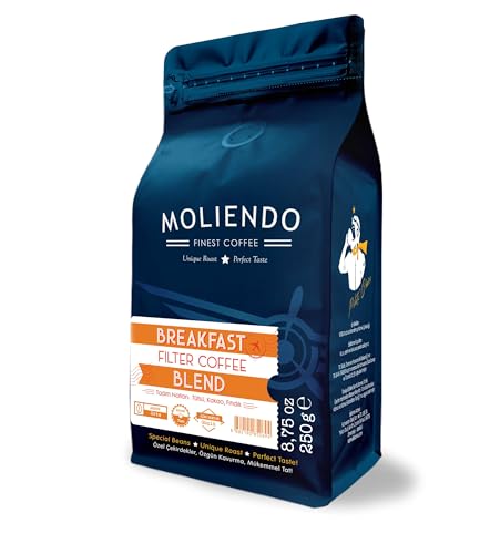 Moliendo Finest Coffee Breakfast Blend Filtre Kahve (Çekirdek) 250 g