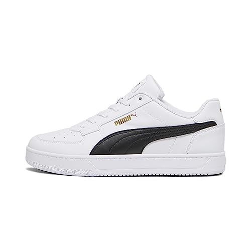 PUMA Erkek/Unisex Puma Caven 2.0-PUMA White-PUMA Black-Gold Low Boot 43