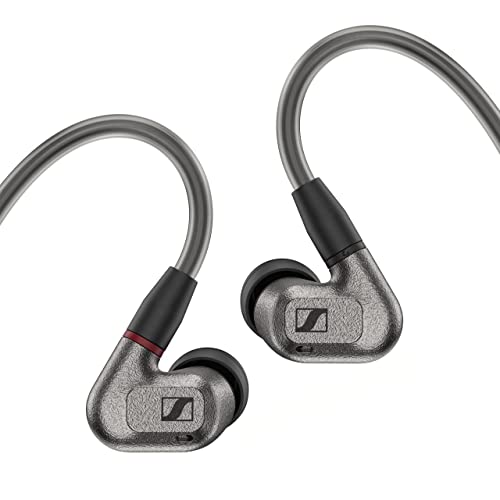 Sennheiser IE 600 Kulak İçi Audiophile Kulaklıklar - Zarif Nötr Ses için TrueResponse Dönüştürücüler, Esnek Kulak Kancalı Çıkarılabilir Kablo, Dengeli Kablo Dahil, 2 Yıl Garanti