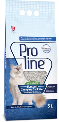 Proline Bentonit Kokusuz Kedi Kumu 5 Lt
