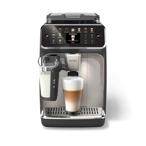 Philips 5500 Serisi LatteGo Tam Otomatik Espresso Makinesi, 20 Sıcak ve Soğuk İçecek, QuickStart, SilentBrew Teknolojisi, Dokunmatik Ekran, EP5547/90