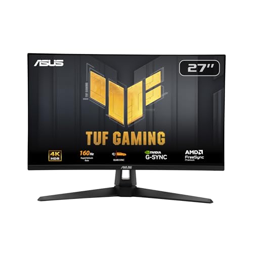 ASUS TUF GAMING VG27UQ1A 27 4K Fast IPS 3840x2160 1ms 160Hz 300cd DP HDMI Hoparlör VESA 3YIL%95 DCI-P3, DisplayWidget Center, AMD FreeSync Premium, NVIDIA G-SYNC Uyumlu