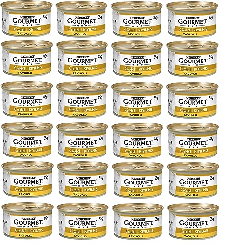 Gourmet Gold Kıyılmış Tavuklu Yaş Kedi Maması 85 gr x 24 Adet