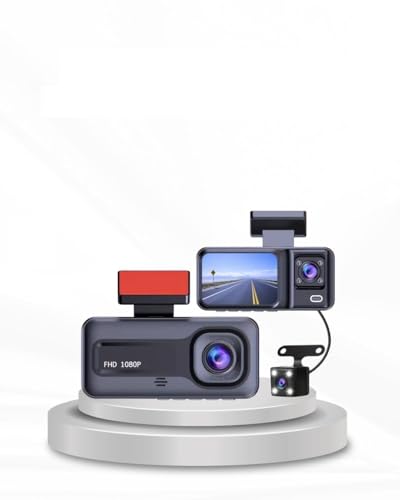 Full HD Üç Kameralı Araç Kamerası G-Sensörlü ve Gece Görüşlü