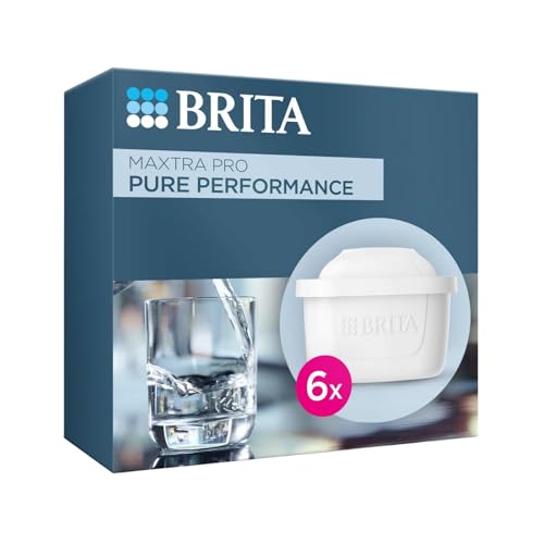 BRITA MAXTRA PRO Pure Performance Yedek Su Arıtma Filtresi, 6’lı