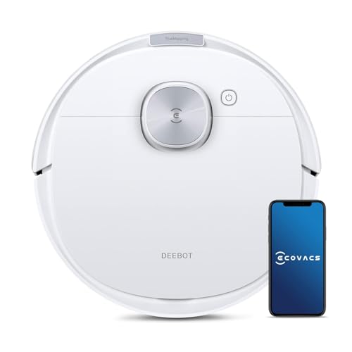 Ecovacs Deebot N10 Beyaz Robot Süpürge ve Paspas 4300 Pa Emiş Gücü