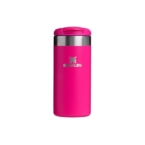 Stanley The Aerolight Transit Mug Termos Bardak, Koyu Pembe (Pink Vibes), 0.35 Litre