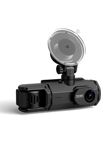 Çeşithane Profesyonel Full HD Araç İçi Kamera | 180° Döner Lens | Geniş Açılı Kayıt | Gece Görüş | Döngüsel Kayıt DashCam