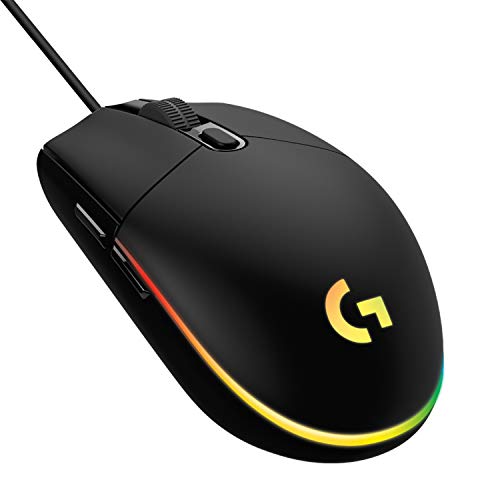 Logitech G G102 Kablolu Oyuncu Mouse, LIGHTSYNC RGB Aydınlatma, 8.000 DPI, 6 Programlanabilir Tuş, Siyah