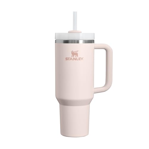 Stanley Quencher Pipetli Termos Bardak, Pembe Kuvars (Rose Quartz), 1.18 Litre
