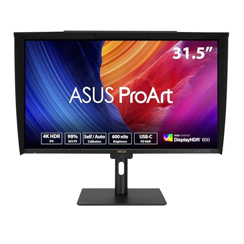 ASUS ProArt Display PA32UCE 31.5″ 60Hz 5Ms 4K UHD Adaptive Sync IPS Pivot Monitör