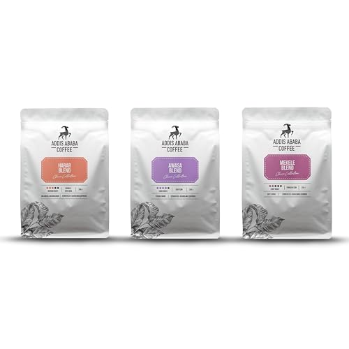 Addis Ababa Coffee - Etiyopya 3'lü Kahve Deneme Seti 750 Gr. (Kavrulmuş Çekirdek)