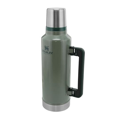Stanley Classic Legendary Vakumlu Çelik Termos, Yeşil (Hammertone Green), 1.9 Litre