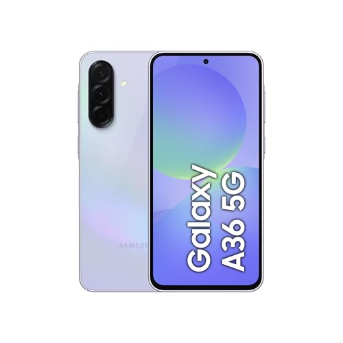 Samsung Galaxy A36 5G, Android Akıllı Telefon, 256GB Depolama, 8GB RAM, Lila, 6x İşletim Sistemi Güncellemesi, Büyük Ekran, Sekiz Çekirdekli İşlemci