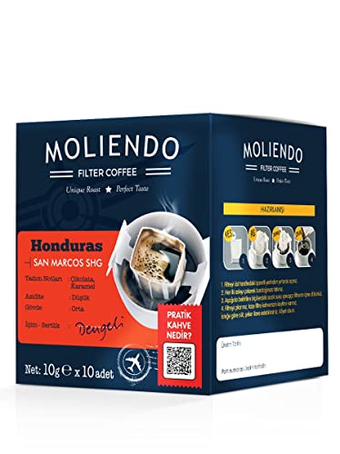Moliendo Honduras San Marcos Shg Pratik Filtre Kahve 10x10 g