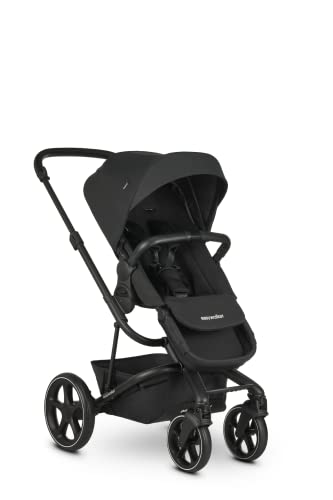 Easywalker Harvey3 Çift Yönlü Bebek Arabası Puset Shadow Black, hafif, kolay ve kompakt katlanma, 22 kg taşıma kapasitesi, UPF 50+ korumalı XL tente, lüks kumaşlar ve malzemeler