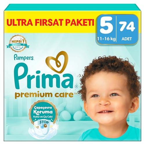 Prima Bebek Bezi Premium Care 5 Numara 74 Adet Ultra Fırsat Paketi