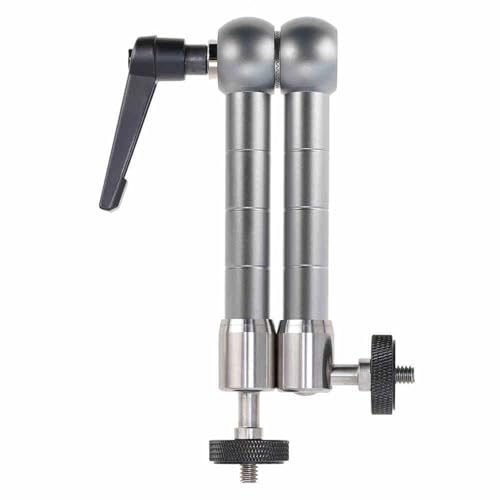 Generic LCD Ekran Kol Montajlı Monitör Için Hassas Konumlandırma Film Yapımcıları Için 360° Döndürme Alüminyum Alaşımlı Gri (11 inç RJ088)