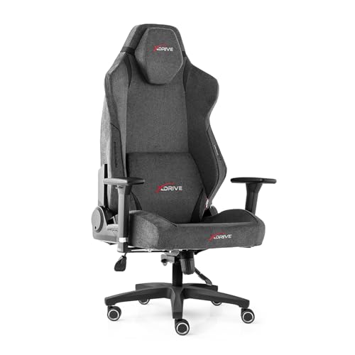 xDrive Anka Profesyonel Oyuncu Koltuğu Kumaş Gri