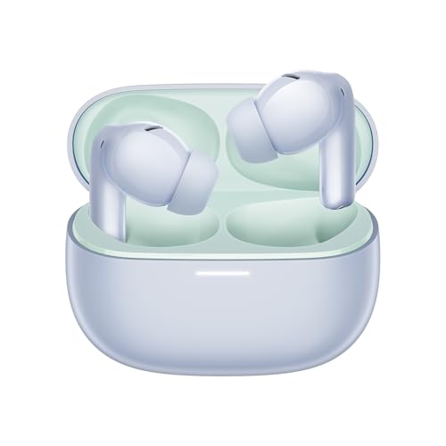 Xiaomi Redmi Buds 5 Pro Bluetooth 5.3 Kulakiçi Kulaklık, 52 dB Aktif Gürültü Azaltma, 38 Saate Kadar Pil Ömrü, Yüksek Çözünürlüklü Ses ve LDAC, Koaksiyel Çift Sürücü, Aurora Mor