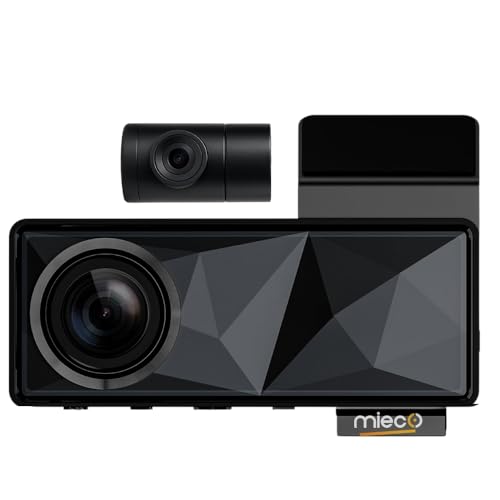 Mieco A11 Wifi/App/ 4K Uhd/ 150° Ultra Geniş Açı/Gece Görüş/GPS/Adas Özellikli Araç Kamerası (2025)