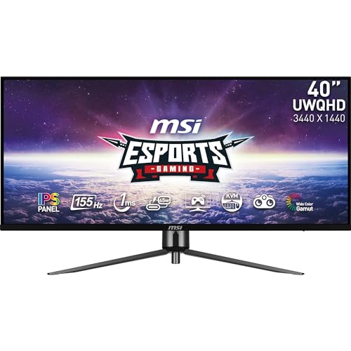 MSI MAG401QR 40” 1ms 155Hz 3440X1440 21:9 Adaptive Sync IPS UWQHD Gaming (Oyuncu) Monitör