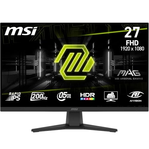 MSI MAG 272F 27 inç 200Hz 0.5ms Full HD Adaptive Sync Rapid IPS Gaming Monitör