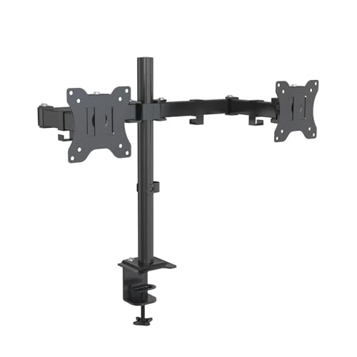 EXVEGA 13-27″ LCD/LED İkili Monitör Tutucu Ayarlanabilir Kol Vesa Monitör Standı EX788