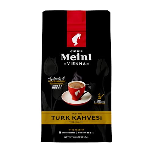 Julius Meinl Geleneksel Taş Değirmenlerde Öğütülmüş Türk Kahvesi, Orta Kavrulmuş, 100% Arabica, 250 Gram