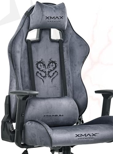 XMAX Rio Balerion Komple Terletmez Kumaş Profesyonel Antrasit Oyuncu Koltuğu