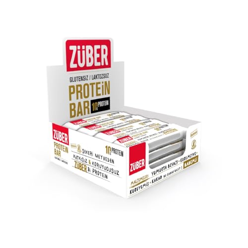 Züber Bademli Glutensiz Protein Bar (40 Gr x 12 Adet)