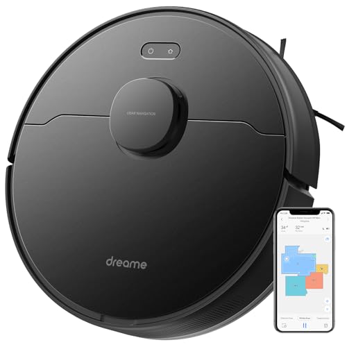 dreame D9 Max Paspas ile Robot Süpürge, 4000Pa, 2'si 1 Arada Robot Vakum, Lidar Navigasyon, Otomatik Kendinden Şarj, Alexa/App Kontrolü, Evcil Hayvan Saçları için Robotik Elektrikli Süpürge, Halı,