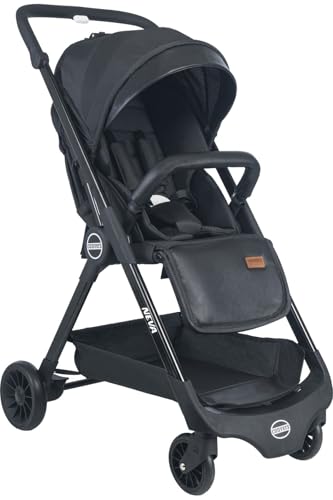 babydoor Neva Yeni Nesil Çift Yönlü Kabin Boy Bebek Arabası (SİYAH)