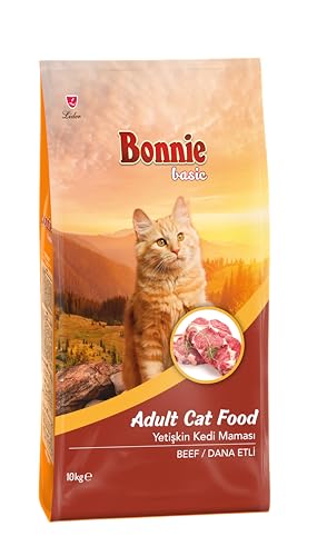 Bonnie Basic Yetişkin Dana Etli Kedi Maması 10 Kg