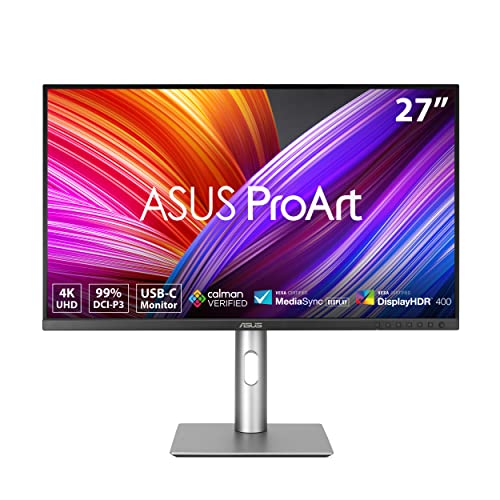 Asus PROART PA279CRV 27 4K IPS HDR 3840 x 2160 5MS DP HDMI USB-C MM VESA 3YIL 99% DCI-P3, 99% Adobe RGB,PIVOT Monitör, PD 96W
