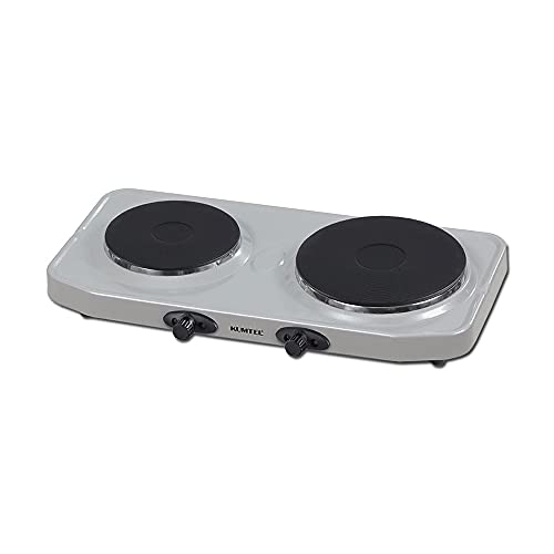 Kumtel LX-7021 Hotplate İkili Elektrikli Ocak, Ev Tipi, Demir, 2500W