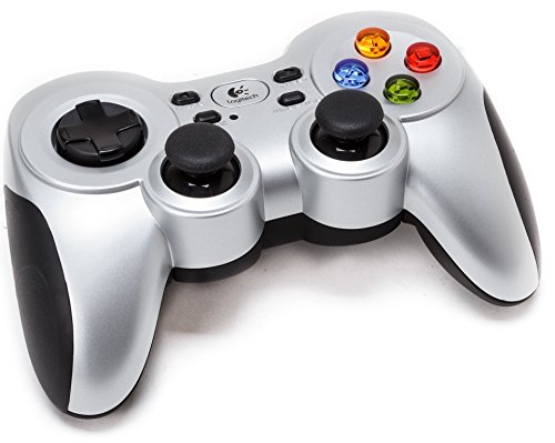 Logitech F710 Kablosuz Gamepad, 2.4 GHz Kablosuz Bağlantı Özelliği, Çift Titreşimli Bildirim Motoru, 4 Düğmeli Hassas D-Pad, XID Modu, Gri