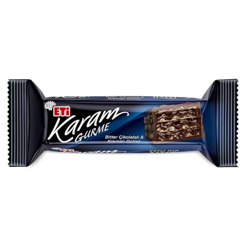 Eti Karam Gurme Bitter Çikolatalı Gofret 50 g x 24 Adet
