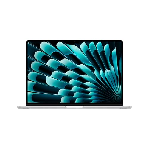 Apple 2025 M4 çipli 15 inç MacBook Air Laptop: 15.3 inç Liquid Retina Ekran, 16GB Birleşik Bellek, 256 GB SSD Depolama, 12MP Center Stage Kamera, Touch ID; Gümüş Rengi