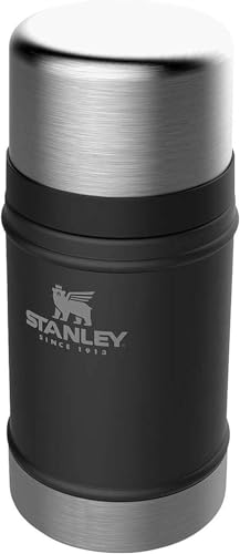 Stanley Classic Legendary Vakumlu Çelik Yemek Termosu, Mat Siyah, 0.7 Litre