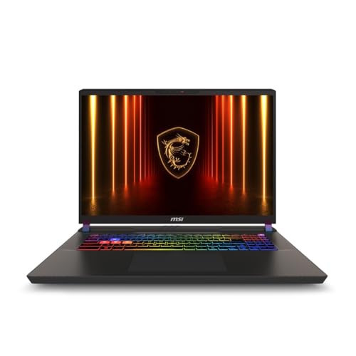 MSI VECTOR 17 HX AI A2XWHG-086TR Dizüstü Bilgisayar, GeForce RTX5070TI GDDR7 12GB, Intel Core Ultra 7 255HX, 17.0 QHD+ 240Hz, 32GB RAM DDR5, 1TB SSD, W11