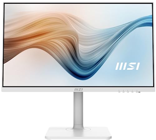 MSI MODERN MD2412PW 23.8" 100Hz 1MS Adaptive-Sync FHD Flat IPS Pivot Beyaz Type-C Monitör